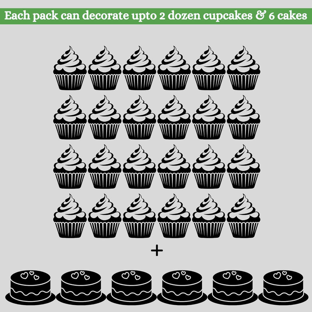 Confect Sprinkles for Cakes & Cupcakes Decoration | USP-11(Pea Green) | Grocsy
