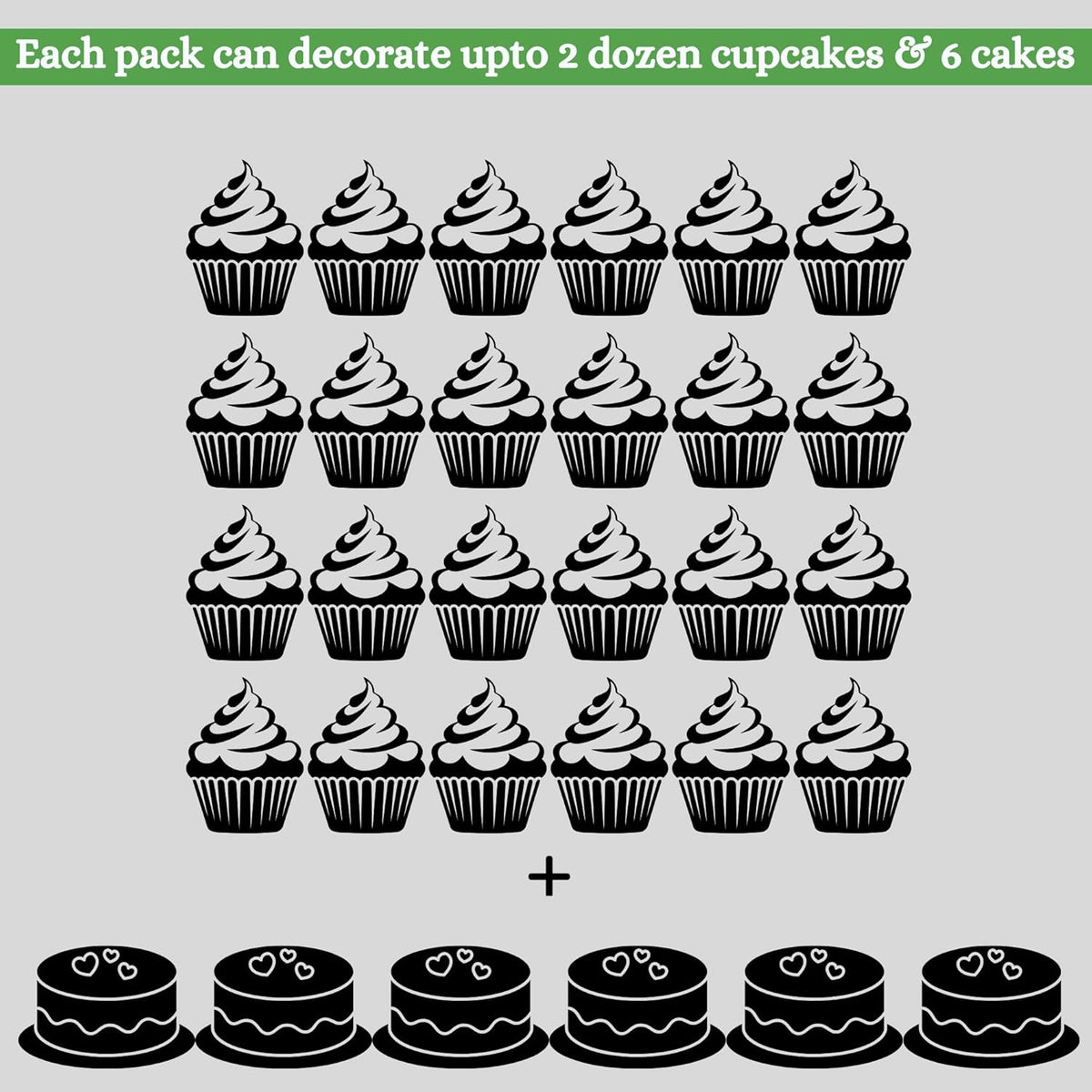 Confect Sprinkles for Cakes & Cupcakes Decoration | USP-11(Pea Green) | Grocsy
