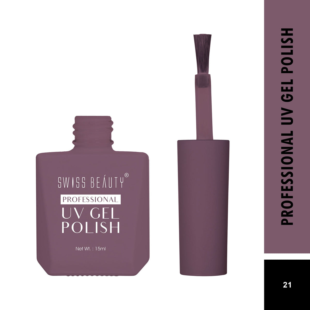 Swiss Beauty Professional UV Gel Nail Polish - Shade-21 | Grocsy