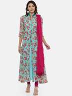 Souchii Pink Solid Tasselled Cotton Dupatta | Grocsy