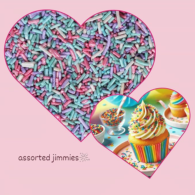 Confect Rainbow Sprinkles for Decoration 07 | Grocsy