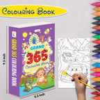 Grand - 365 Colouring Book :- Learn With Colouring, Creative Learning For Toddlers, Preschool Colouring Book, Educational Book For Kids, Toddler Fun Book, Simple Colouring Book For Kids | Grocsy