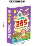 Grand - 365 Colouring Book :- Learn With Colouring, Creative Learning For Toddlers, Preschool Colouring Book, Educational Book For Kids, Toddler Fun Book, Simple Colouring Book For Kids | Grocsy