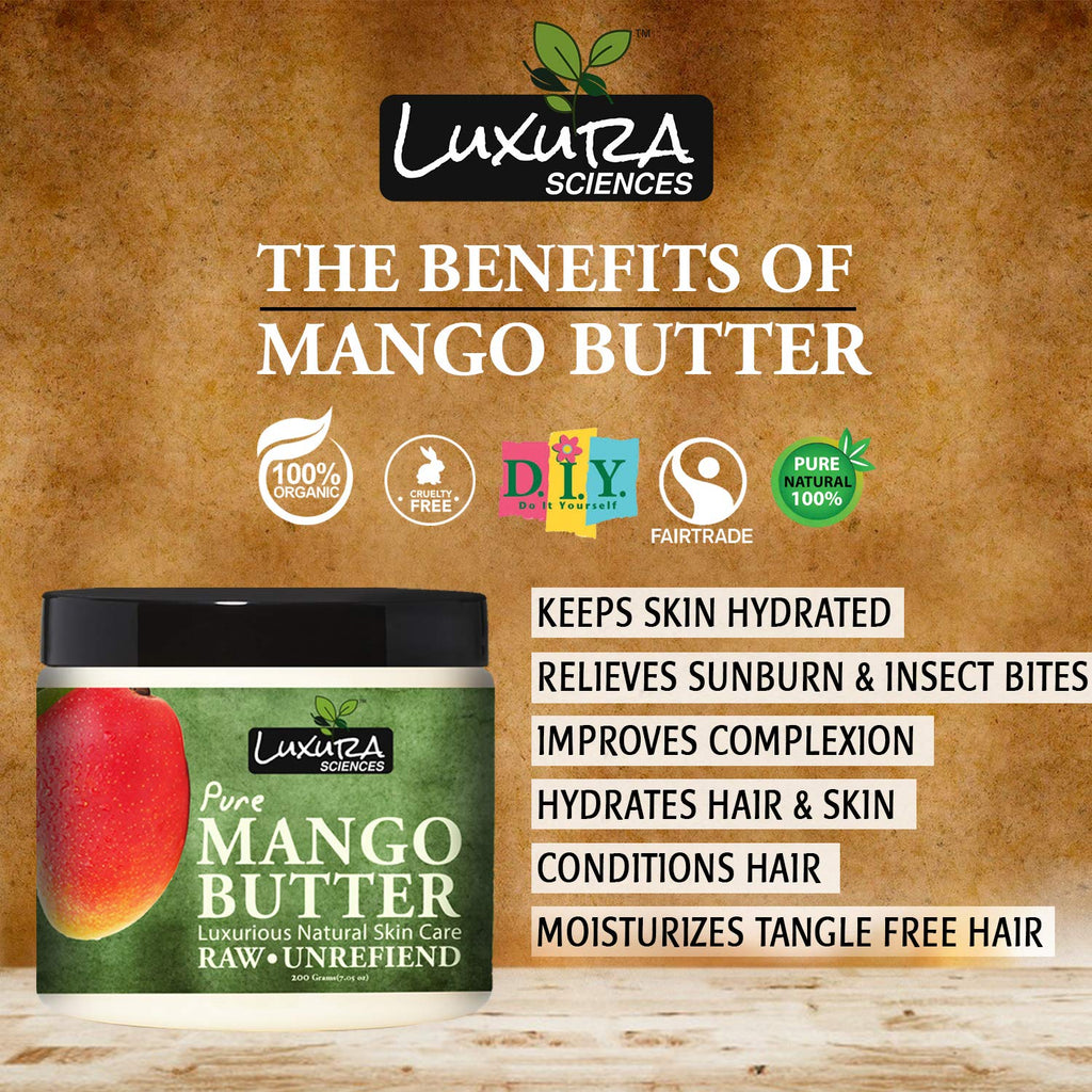 Luxura Sciences Pure Mango Butter | Grocsy