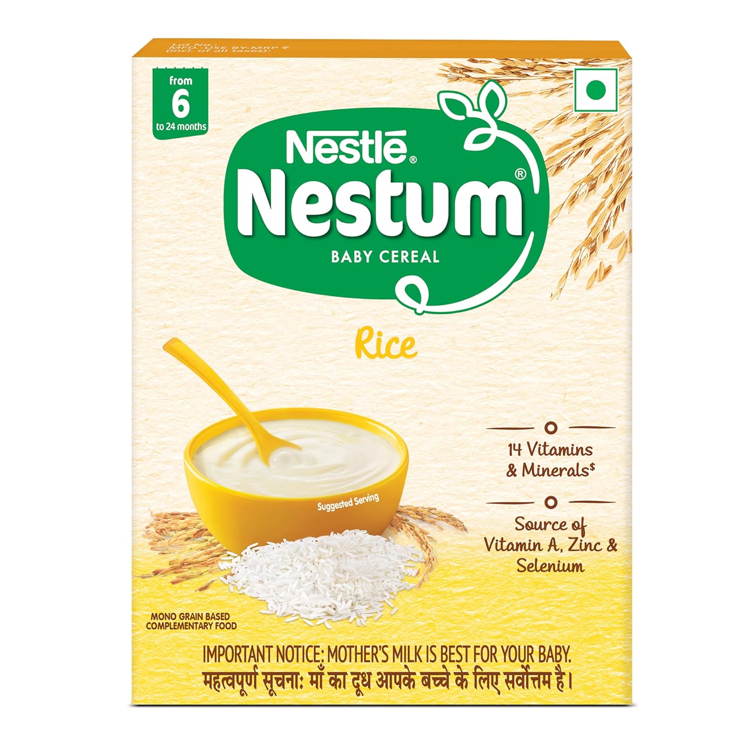 Nestle Nestum Baby Cereal - Rice, From 6-24 Months | Grocsy