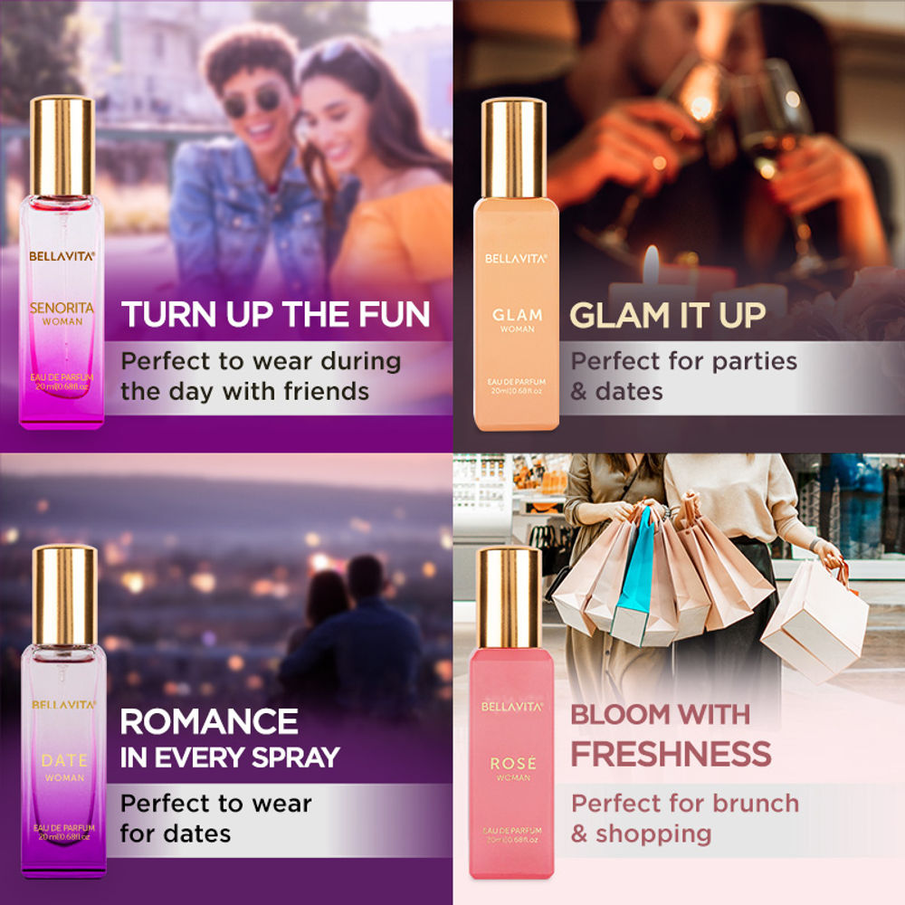 Bella Vita Perfumes Gift Set for Women | Grocsy