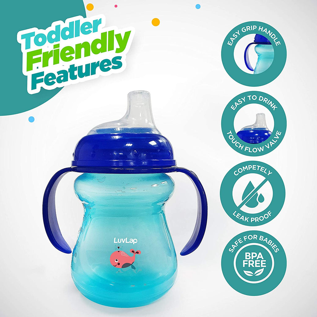 LuvLap Moby Little Sipper/ Sippy Cup Combo | Grocsy