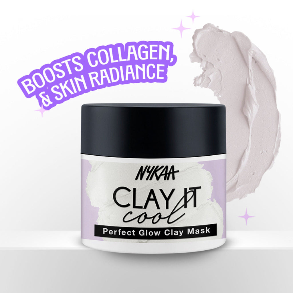 Nykaa Clay It Cool Clay Mask - Perfect Glow | Grocsy