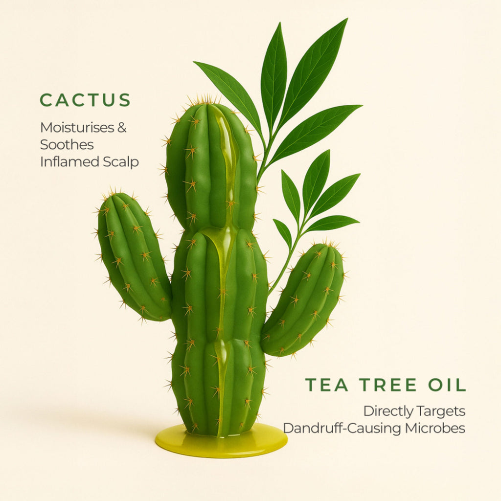 Naturali Dandruff Defence Shampoo with Tea Tree Oil & Cactus Extracts | Grocsy