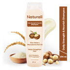 Naturali Daily Strength & Nourish Shampoo with Rice Water & Macadamia Nut Oil | Grocsy