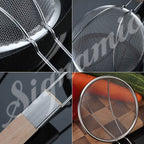 Signamio Diameter 16 cm Stainless Steel Deep Fry Net Spoon Oil Strainer | Grocsy