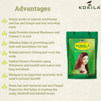Kokila 100% Natural & Herbal Henna Mehandi Powder With 6 Ayurvedic Herbs, Organic Hair Colour | Grocsy