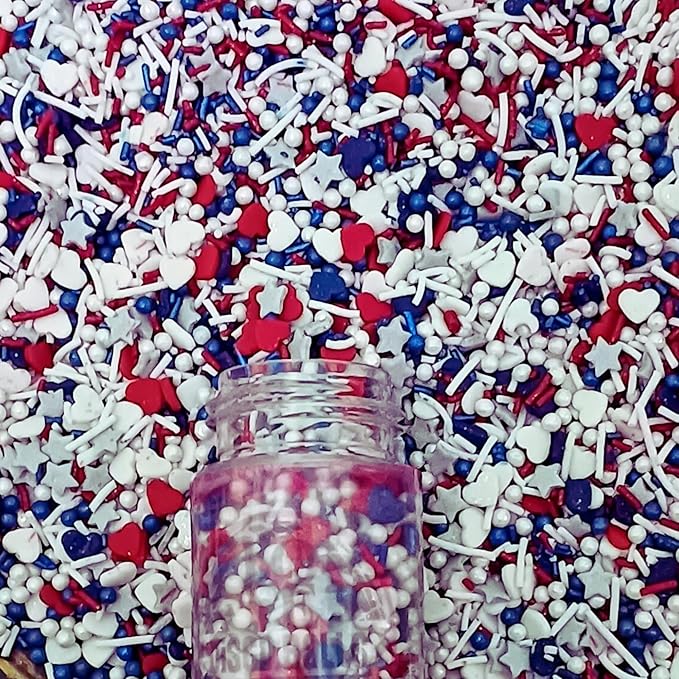 Confect Patriotic Sprinkles for Decoration 01 | Grocsy