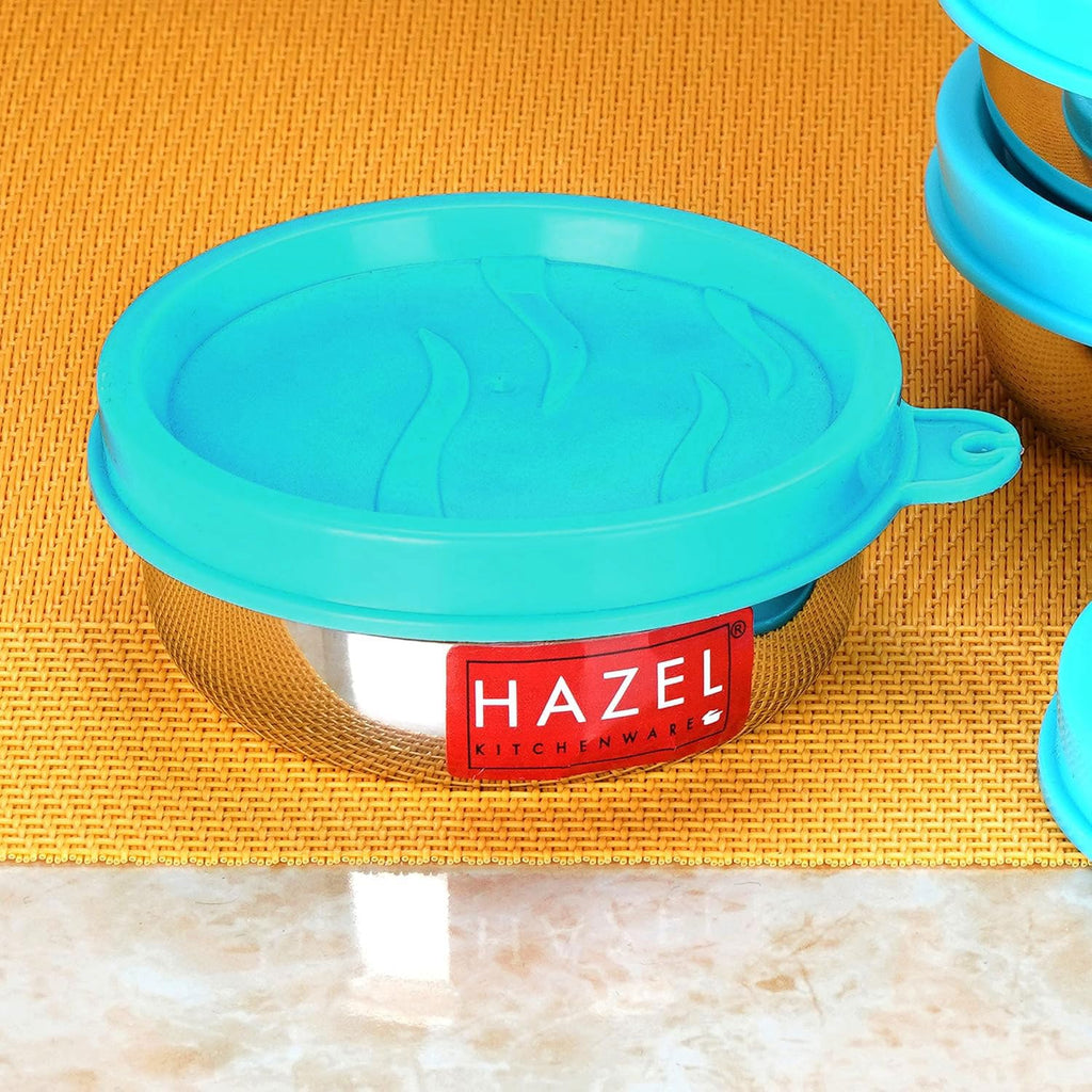 HAZEL Stainless Steel Airtight Storage Container | Leak-Proof Small Lunch Box 150 ml | Grocsy