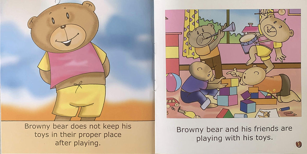 Browny Bear Keeps His Room Dirty.4 | Grocsy