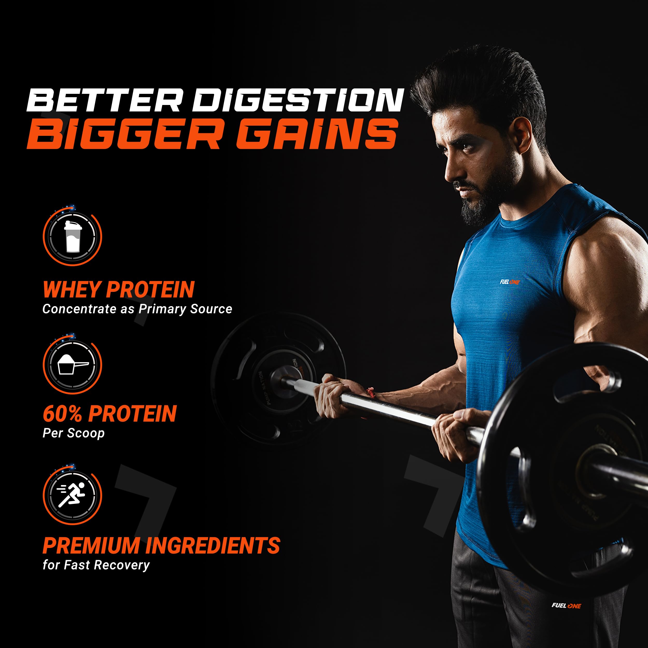 Fuelone Whey Protein - Rich Chocolate | Grocsy