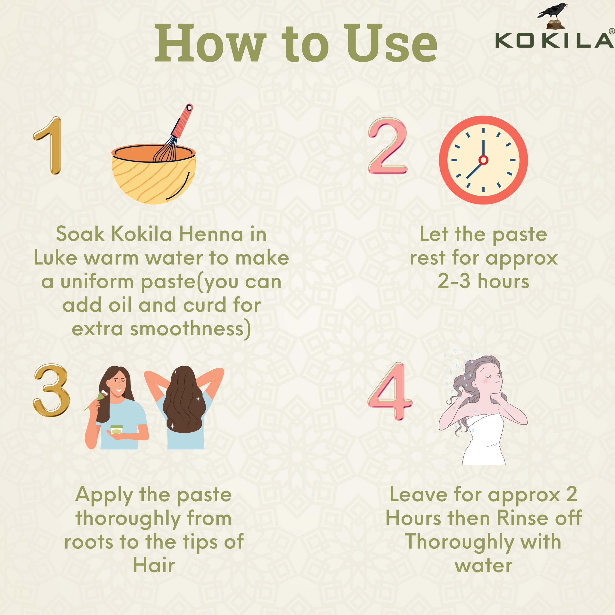 Kokila Henna Mehandi Powder | Grocsy