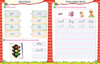 Scholars Hub Cursive Writing Books Combo (Vol 0,1) (For Ages 4-6)- Capital Letters, Small Letters & Word Family | Pack Of 2 Books | Grocsy