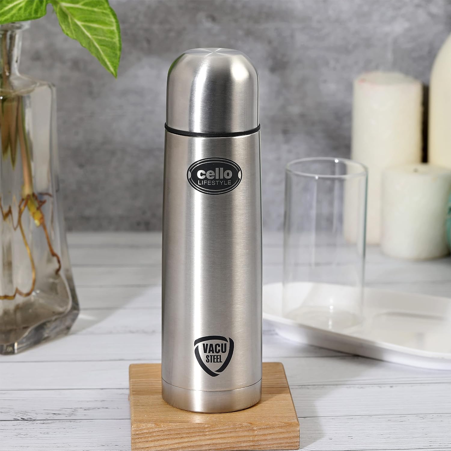 CELLO Lifestyle Insulated Stainless Steel Flask Water Bottle for Daily Use 500 ml | Grocsy