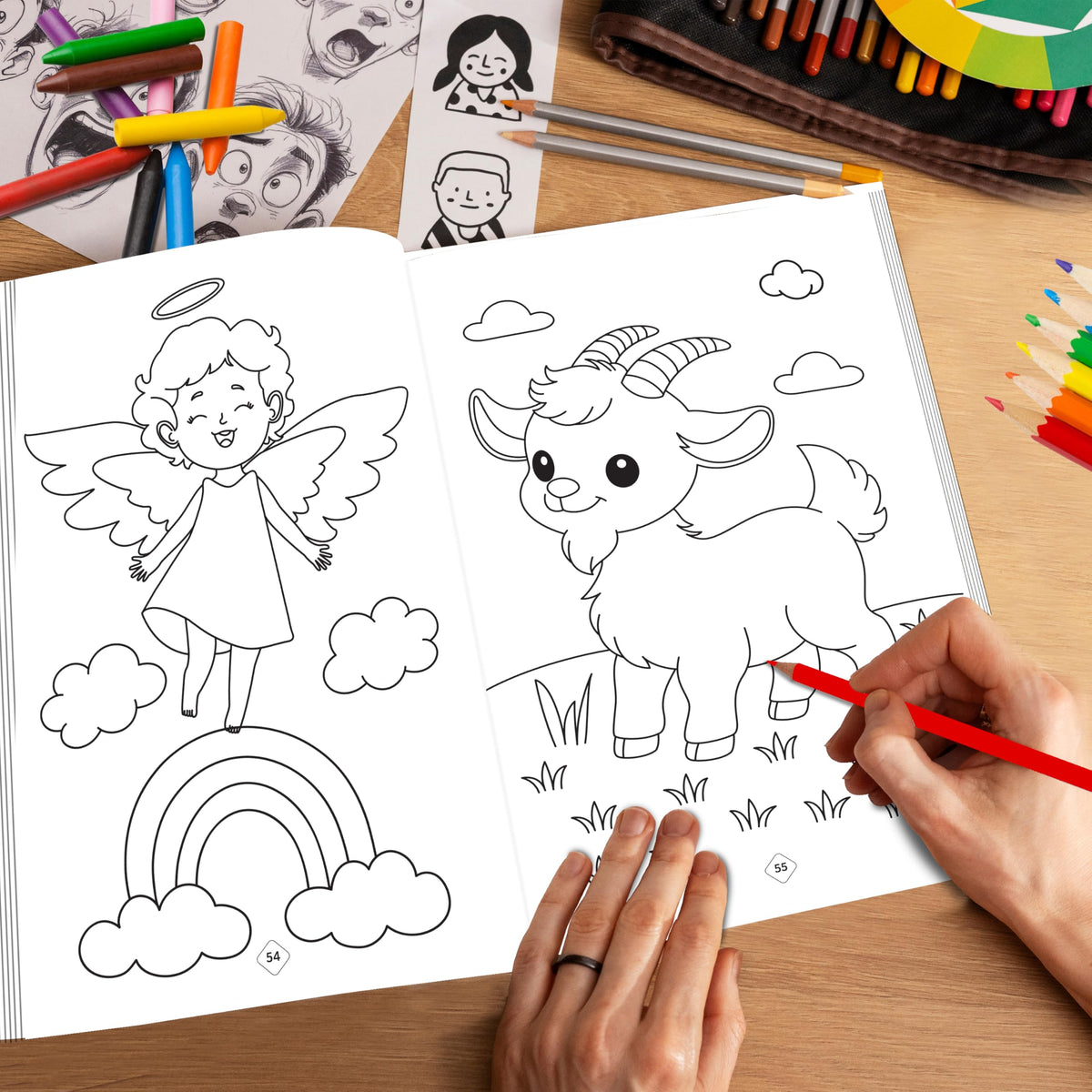 Grand - 365 Colouring Book :- Learn With Colouring, Creative Learning For Toddlers, Preschool Colouring Book, Educational Book For Kids, Toddler Fun Book, Simple Colouring Book For Kids | Grocsy