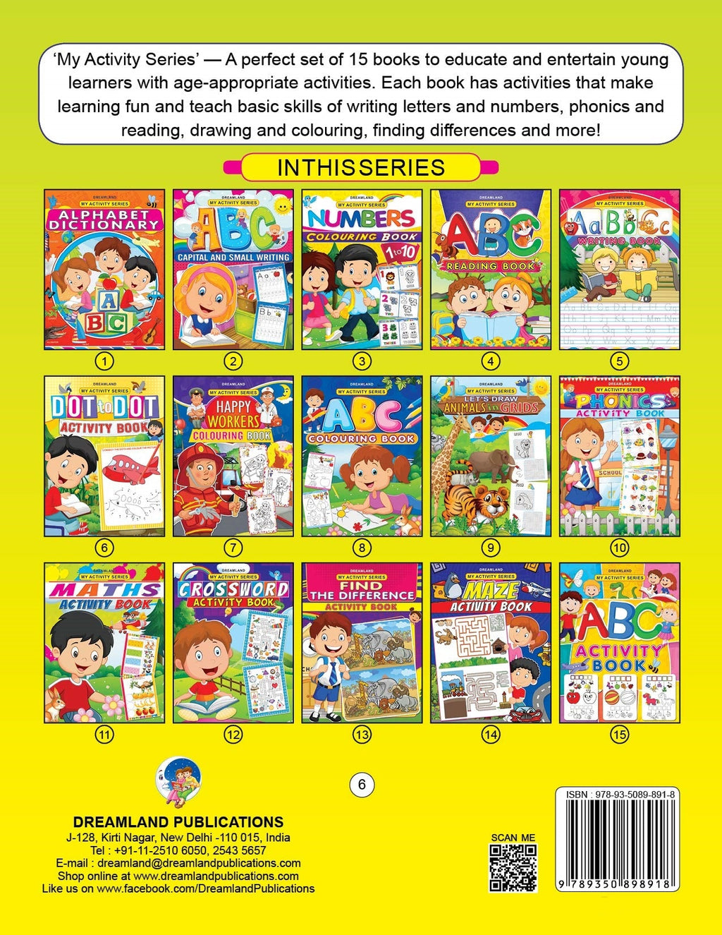Dreamland My Activity- Dot to Dot Activity Book | Grocsy