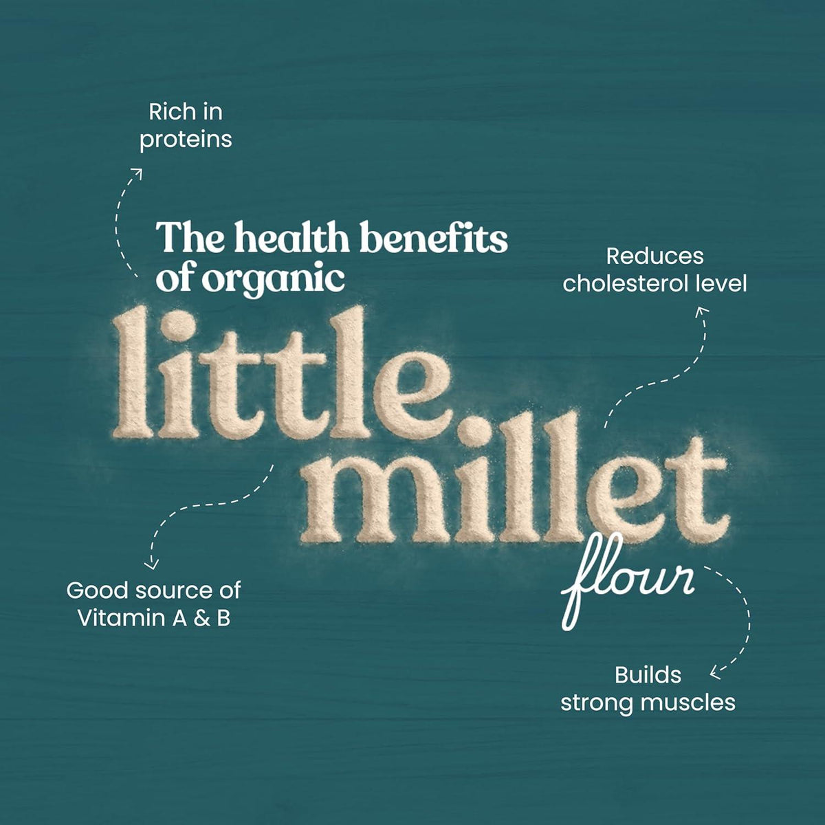 Bharat Vedica Organic Little Millet Flour - Organic kutki ka Atta | Grocsy