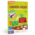 Imagimake Rescue Quest–Green Champions | Spin, Discover & Rescue Green Missions | Educational Fun Board Games for Friends & Family Night |Travel-Friendly Indoor Game |Gift for Kids Ages 5,6,7,8,9,10 | Grocsy