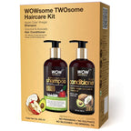 Wow Skin Science Apple Cider Vinegar Shampoo and Hair Conditioner Combo | Grocsy