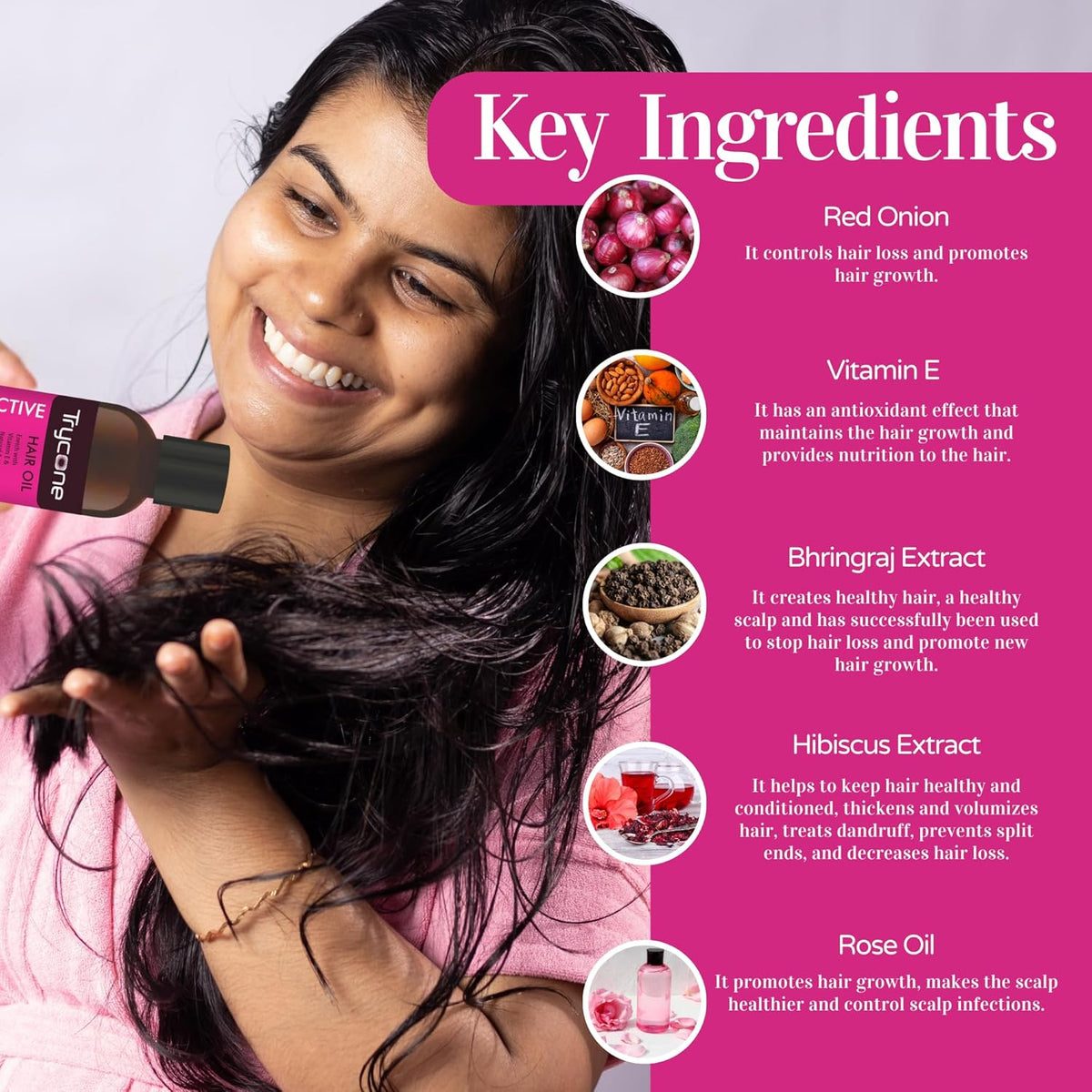 Trycone Onion Hair Oil | Grocsy