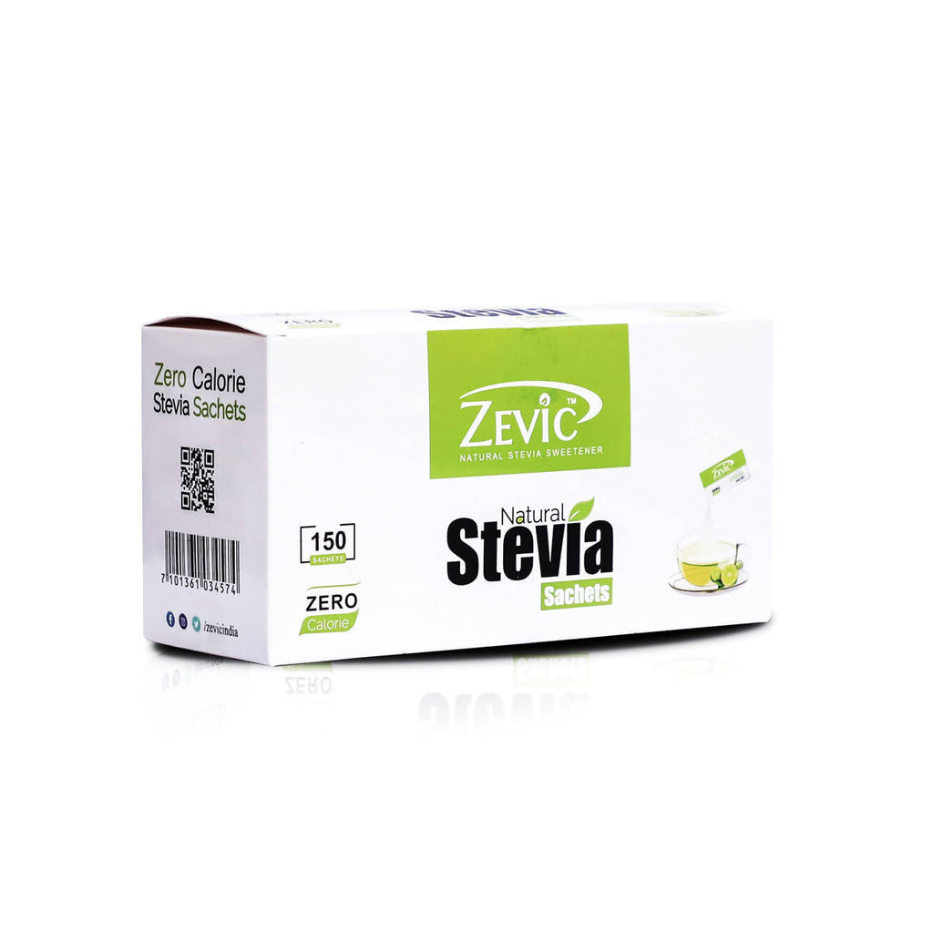 Zevic Stevia Zero Calorie Sachets | Grocsy