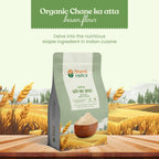 Bharat Vedica Organic Besan Flour - Organic Besan ka Atta | Grocsy