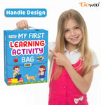 My First Learning Activity Bag : Educational Activity Books, Activity Bag For Early Learners, Kid'S Activity Bag Set-Ages 3-12, Mazes, Small Letters, Capital Letter And More | Activity Books | Grocsy