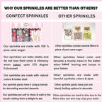 Confect Black | Sprinkles Bottle for Decoration Bottle | Grocsy