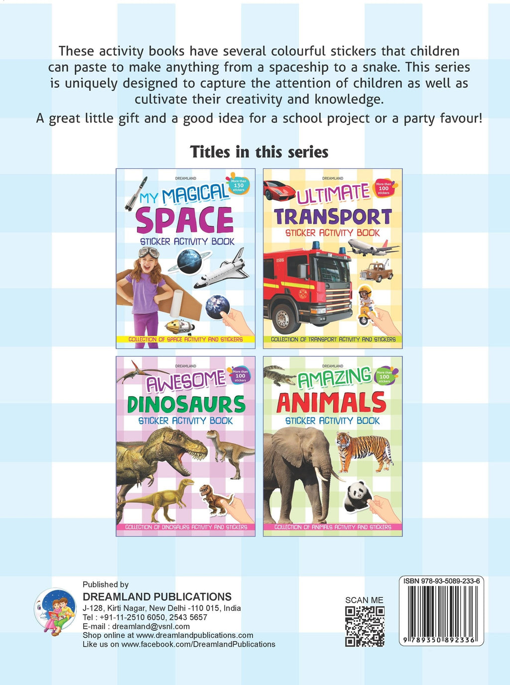 Dreamland My Magical Space (Sticker Activity Book) | Grocsy