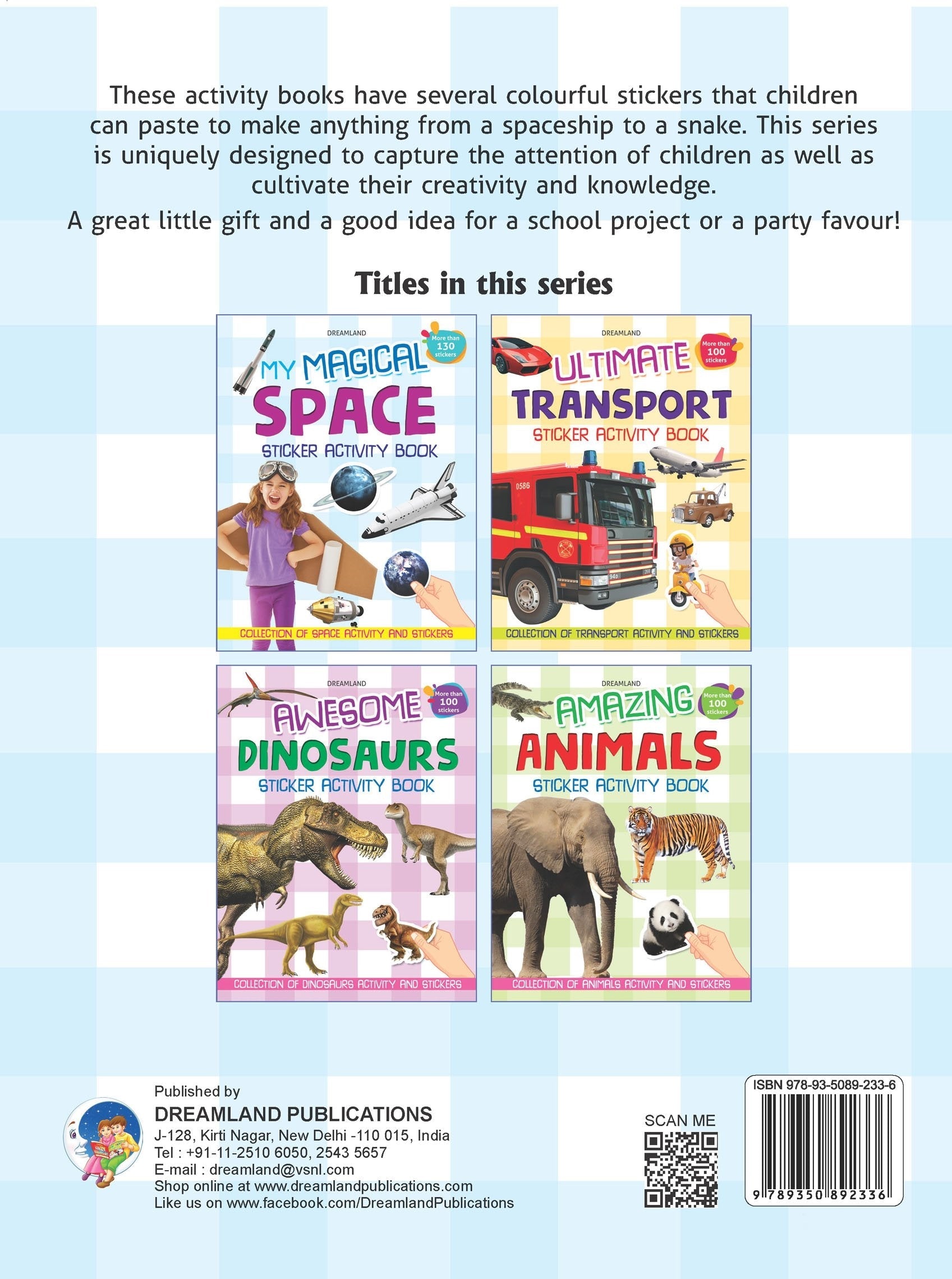 Dreamland My Magical Space (Sticker Activity Book) | Grocsy
