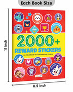 2000+ Reward Stickers: A Fun Sticker Book For Teachers And Parents - Encouraging And Celebrating Kids' Achievements With Over 2000 Stickers [Paperback] | Grocsy