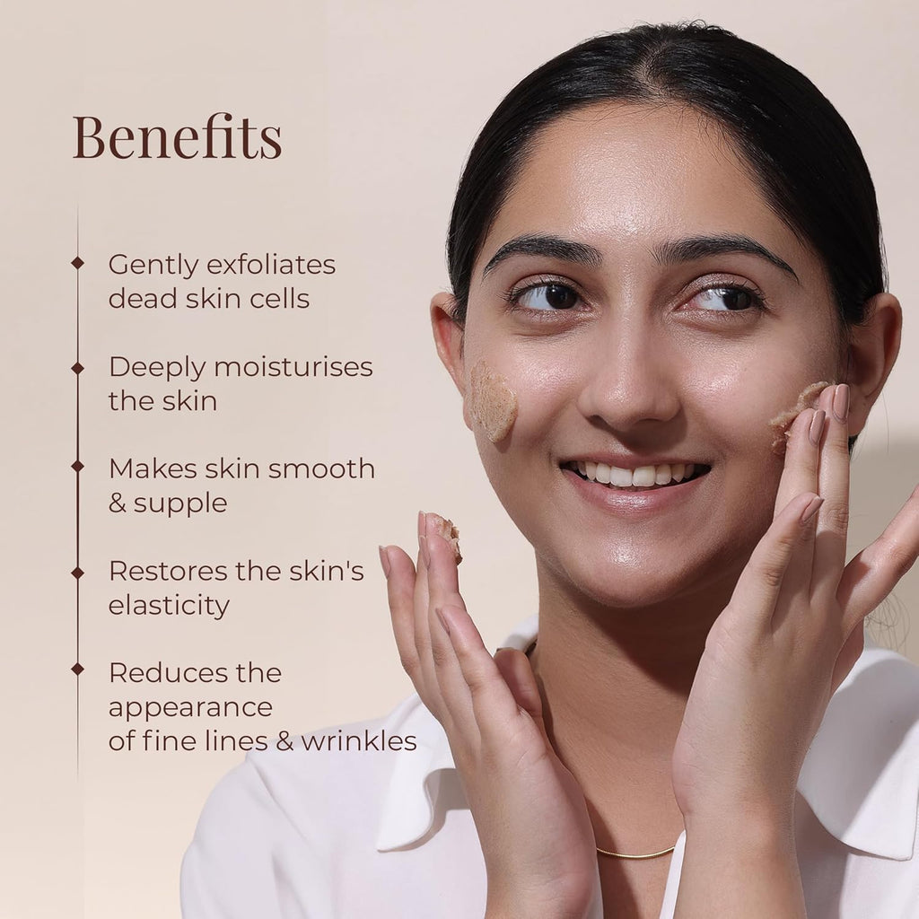 Forest Essentials Nourishing Facial Scrub | Grocsy