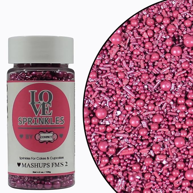 Confect Mauve | Sprinkles Bottle for Decoration Bottle | Grocsy