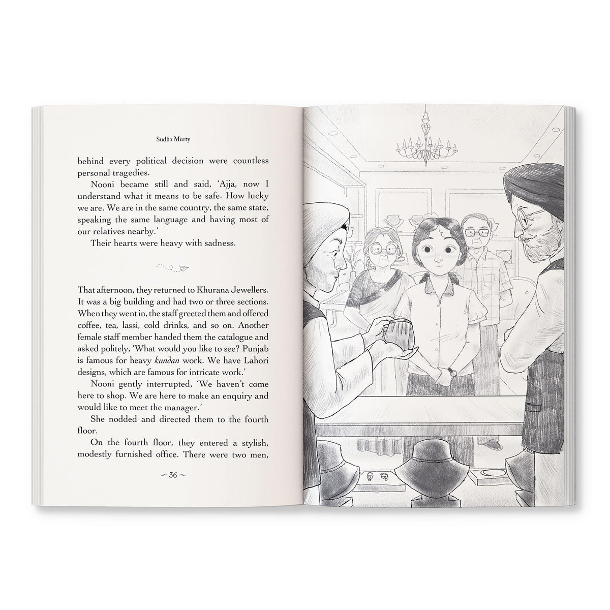 The Magic of the Lost Earrings: A New Nooni Adventure by Sudha Murty - A Story of History, Family Bonds and Hidden Treasures Ages 9+ | Grocsy