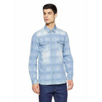 Lee Men's Checkered Regular Casual Shirt | Grocsy