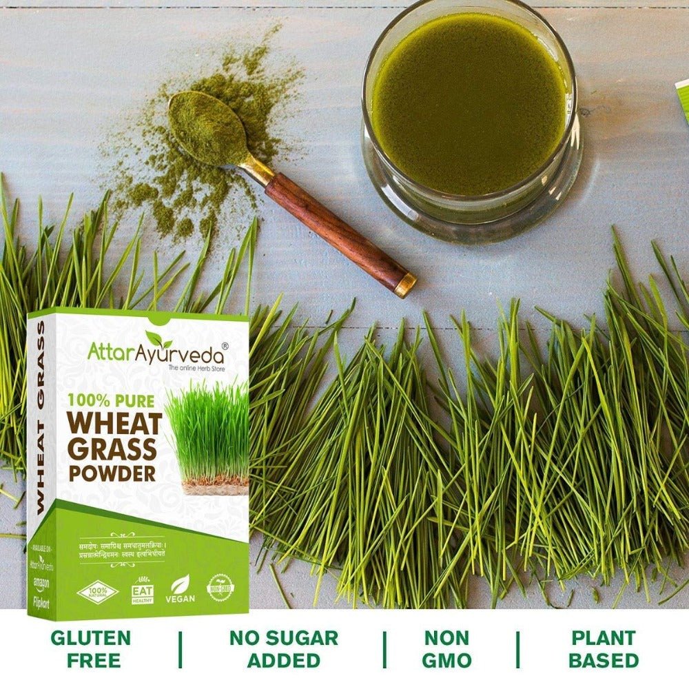 Attar Ayurveda Wheat Grass Powder | Grocsy