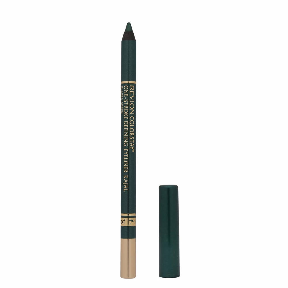 Revlon Colorstay One-Stroke Defining Eyeliner Kajal - Glazed Green | Grocsy