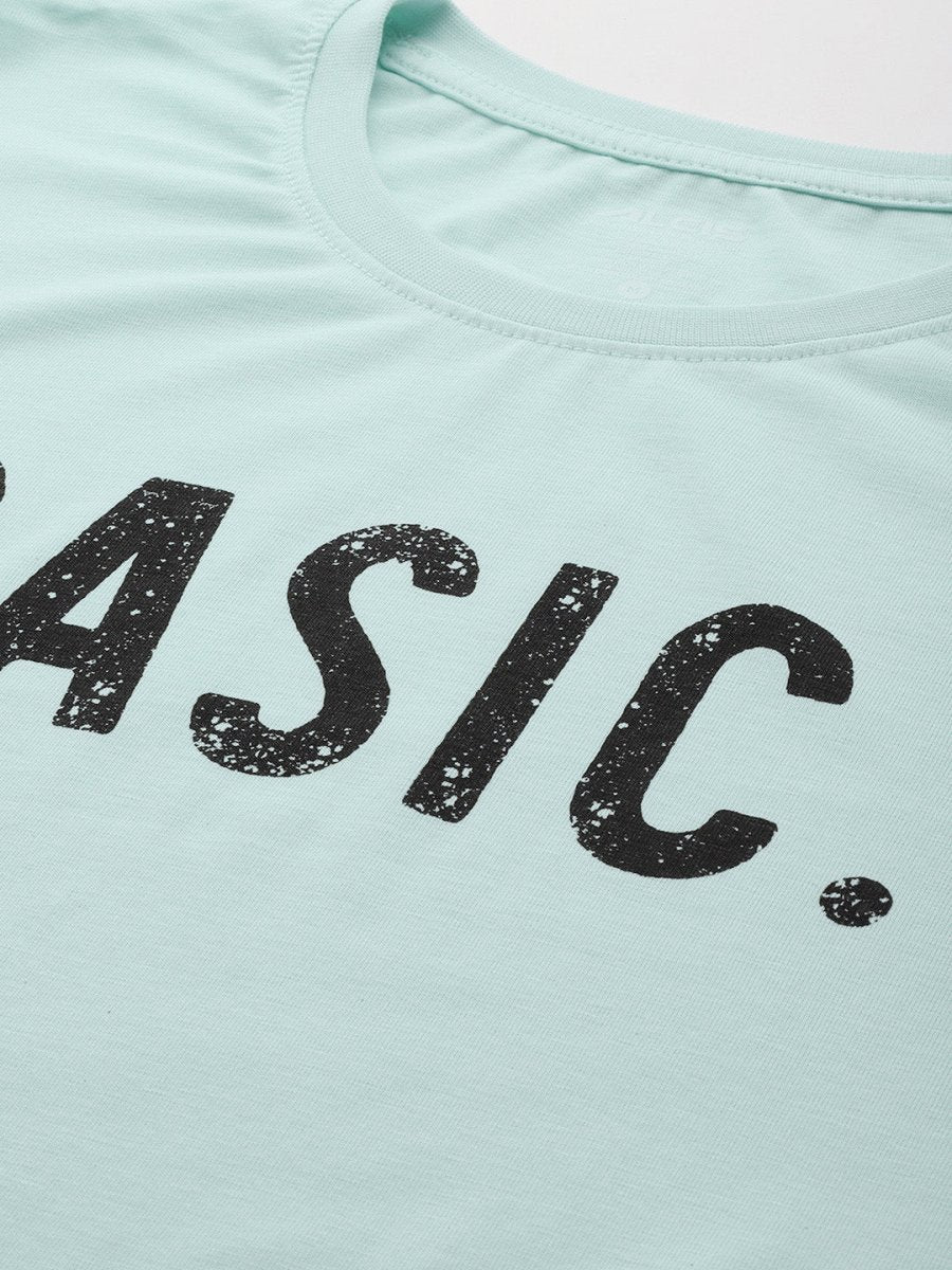 Alcis Men Typography Printed Anti Static T-shirt | Grocsy