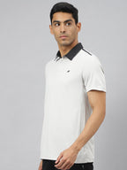 Alcis Men Train-Tech Anti-Static Slim-Fit Training Polo T-Shirt | Grocsy