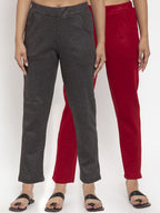 TAG 7 Women Pack of 2 Solid Leggings | Grocsy