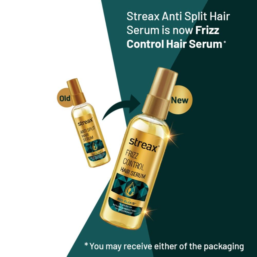 Streax Anti Split Hair Serum With Bio-Elixir | Grocsy