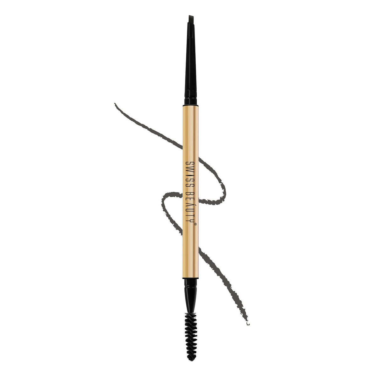 Swiss Beauty Micro Precision Eyebrow Pencil - 04 Grey Black | Grocsy