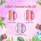 Whimsy Beauty Safe & Organic Essential Care Lip Balm Kit | Grocsy