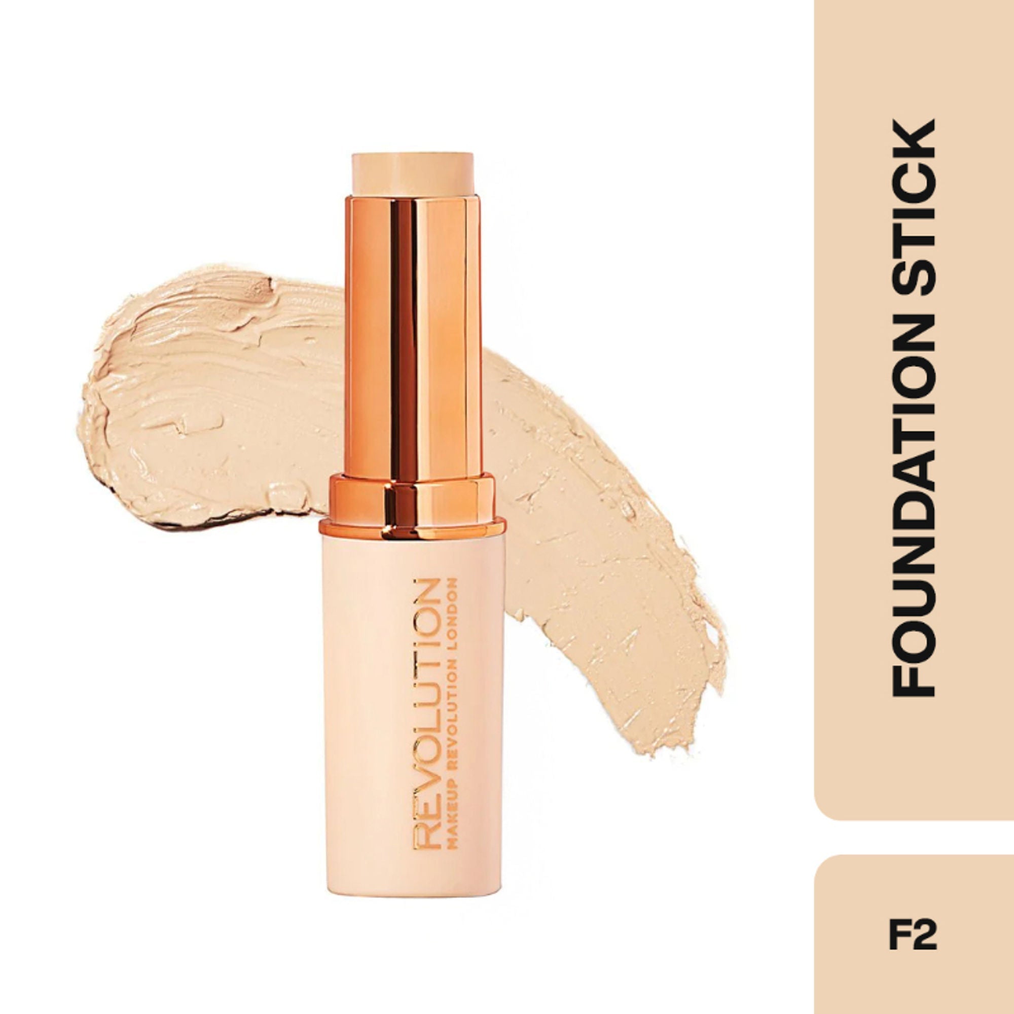 Makeup Revolution Fast Base Stick Foundation - F2 | Grocsy