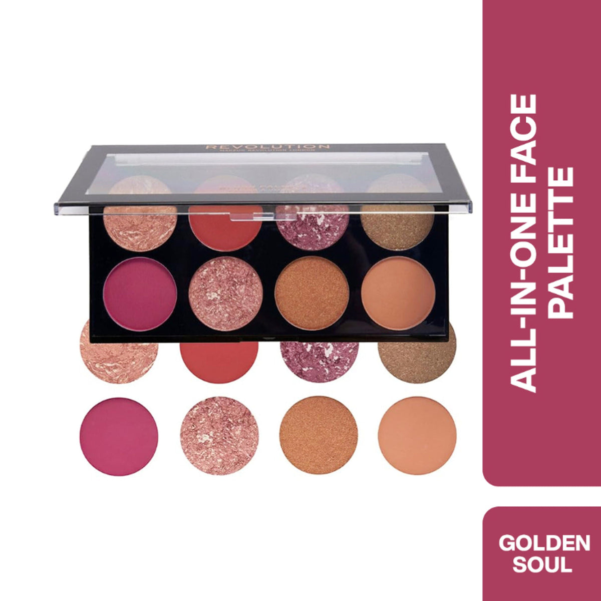 Makeup Revolution Ultra Blush Palette Golden Soul | Grocsy